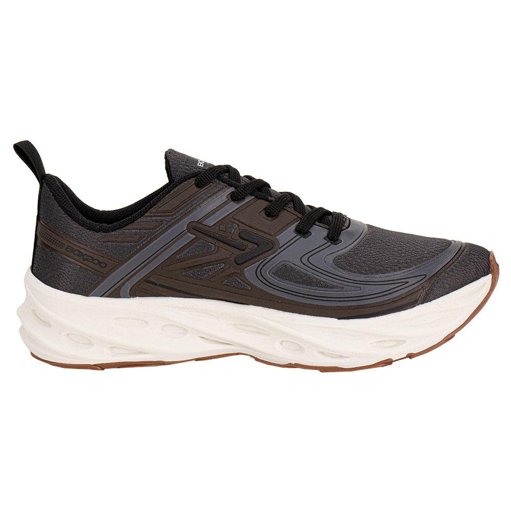 TÊNIS MASCULINO BOX 200 BX2591 Preto/Café 5