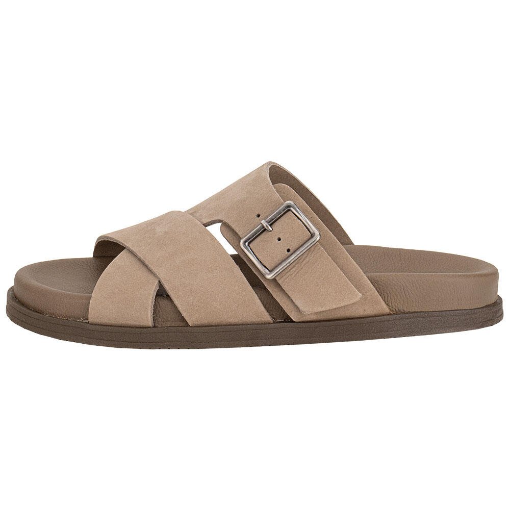 CHINELO MASCULINO SLIDE DOCK DEMOCRATA 554101 Taupe 3
