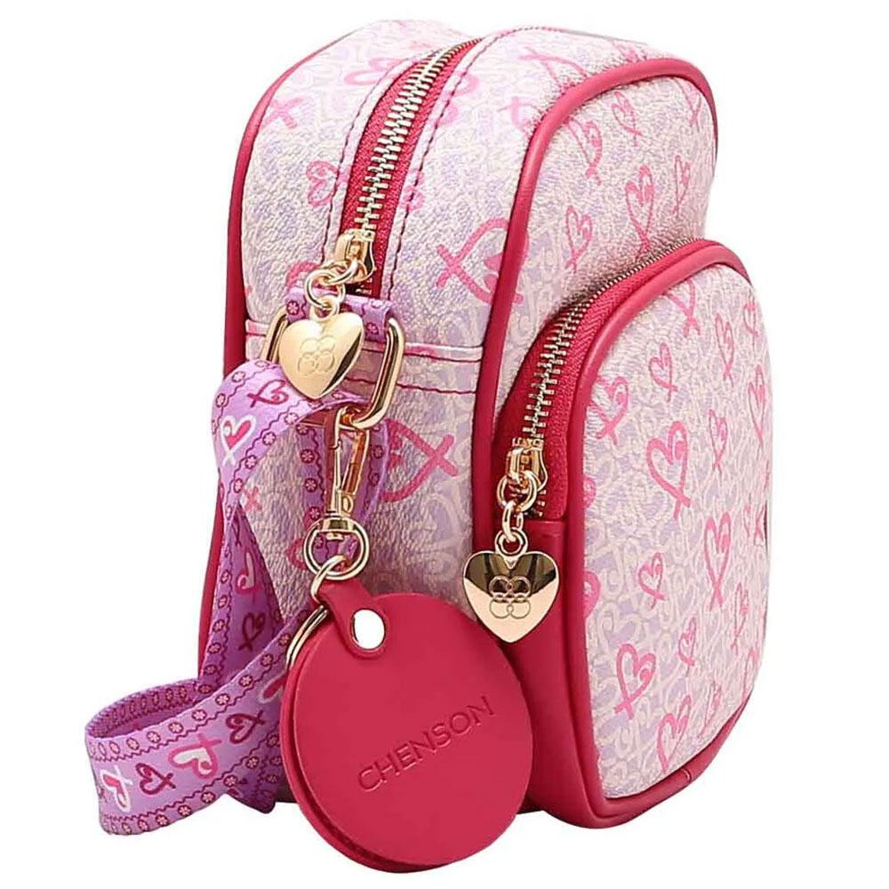 BOLSA FEMININA TRANSVERSAL CHENSON CG84965 Rosa 3