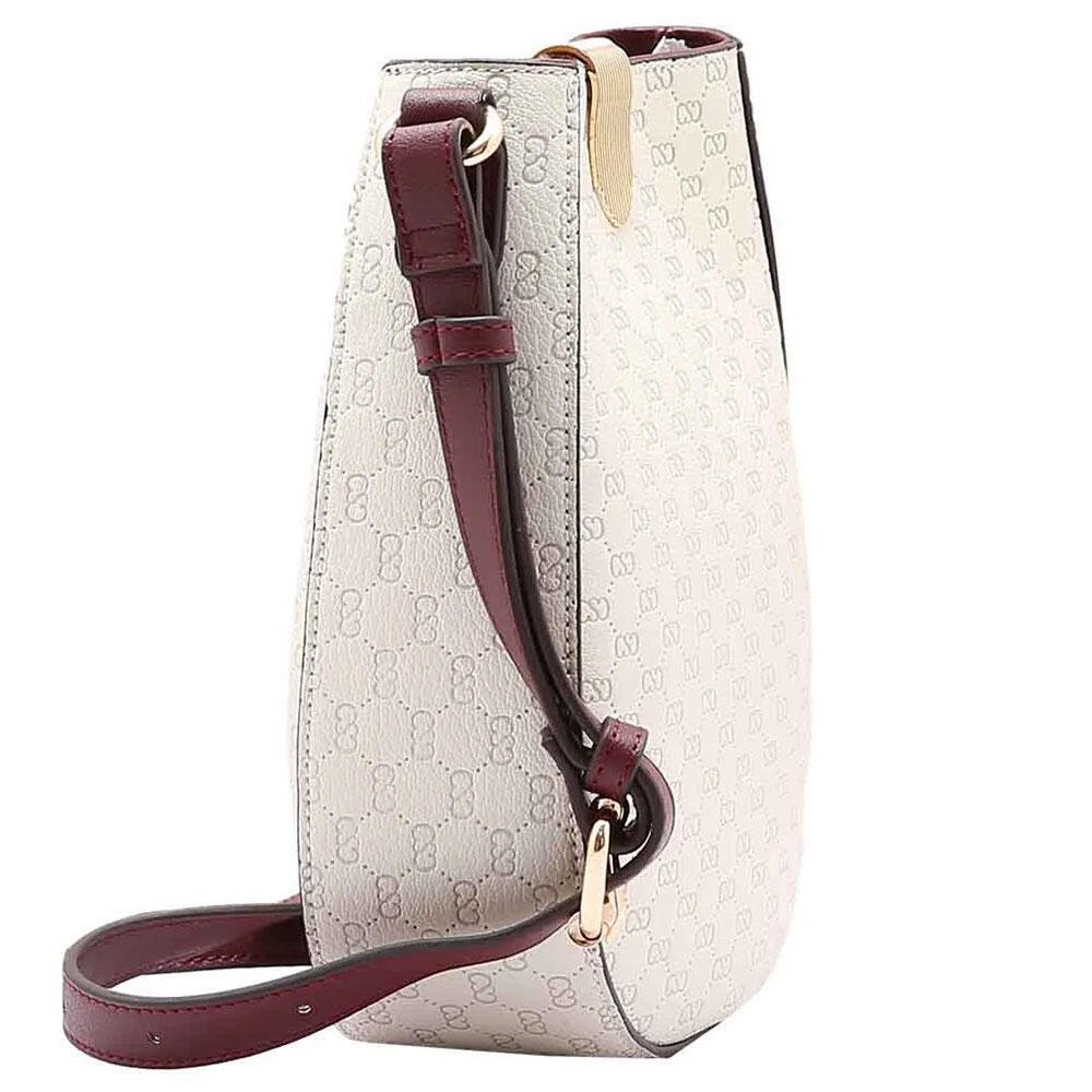 BOLSA FEMININA TRANSVERSAL CHENSON CG85050 Marfim 3