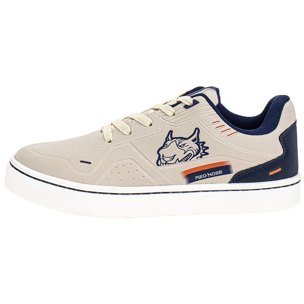TÊNIS MASCULINO CLEAR W. RED NOSE RNVM702 Bege 2