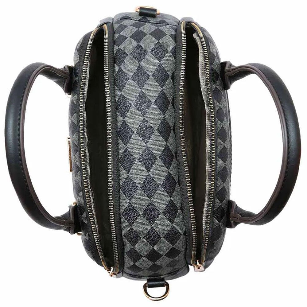 BOLSA FEMININA CHENSON CG84853 Preto/Cinza 5