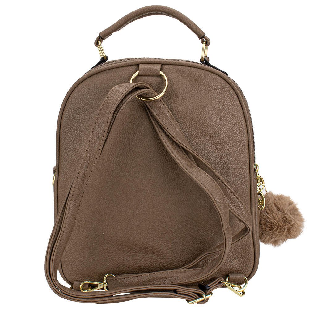 MOCHILA FEMININA H.E GH539 Taupe 4
