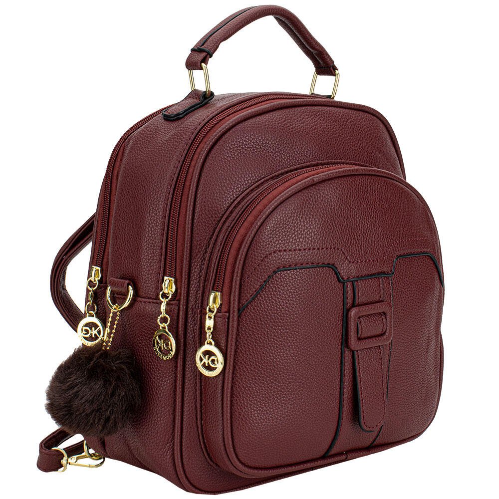 MOCHILA FEMININA H.E GH539 Vinho 3