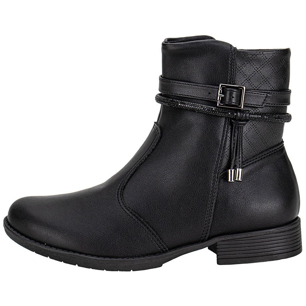 BOTA FEMININA CANO BAIXO PICCADILLY 653015 Preto 2