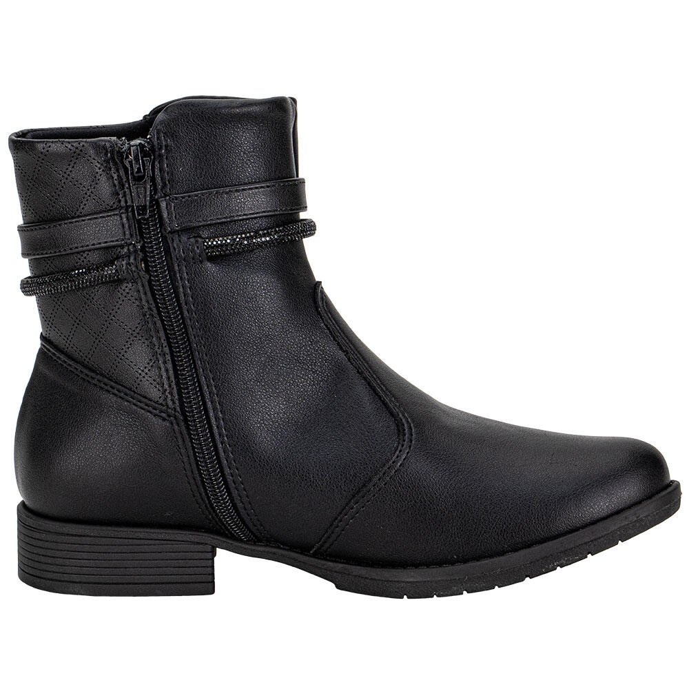 BOTA FEMININA CANO BAIXO PICCADILLY 653015 Preto 5