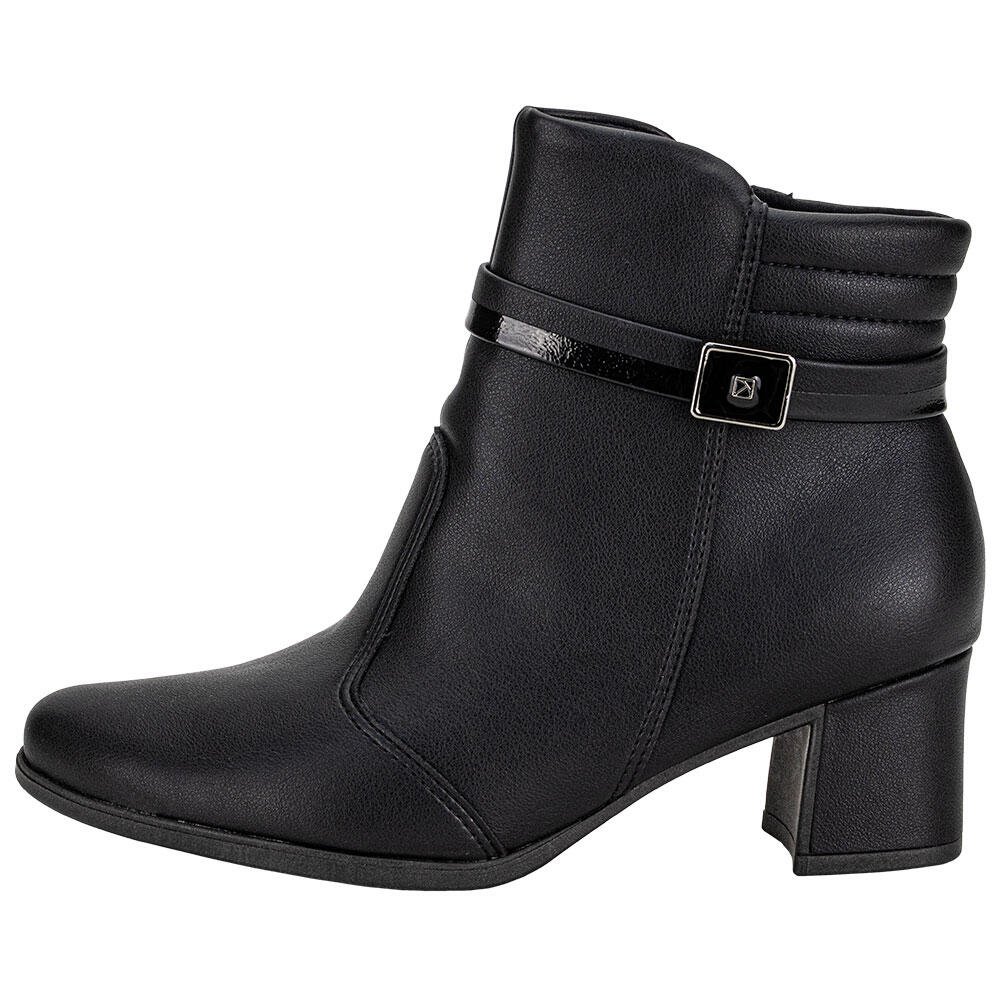 BOTA FEMININA CANO BAIXO DANUBIA PICCADILLY 654061 Preto 2