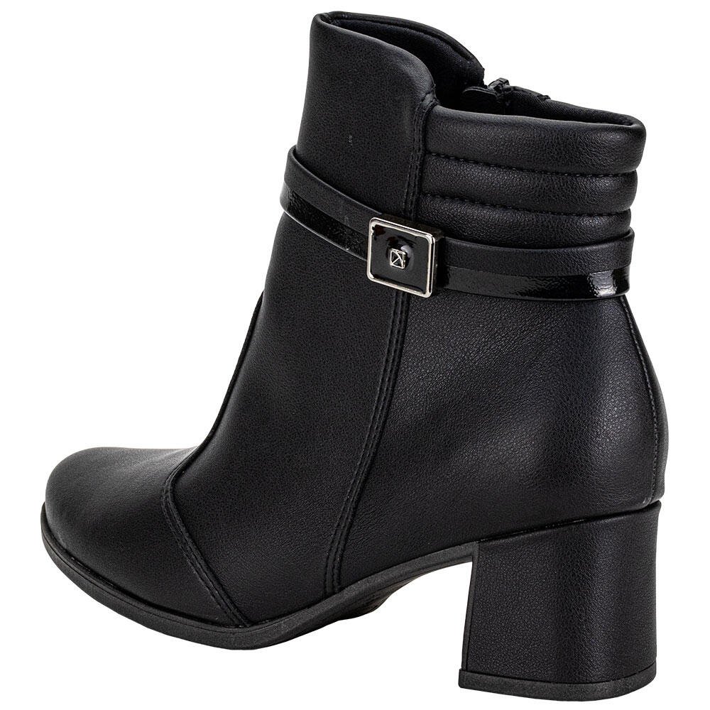 BOTA FEMININA CANO BAIXO DANUBIA PICCADILLY 654061 Preto 3