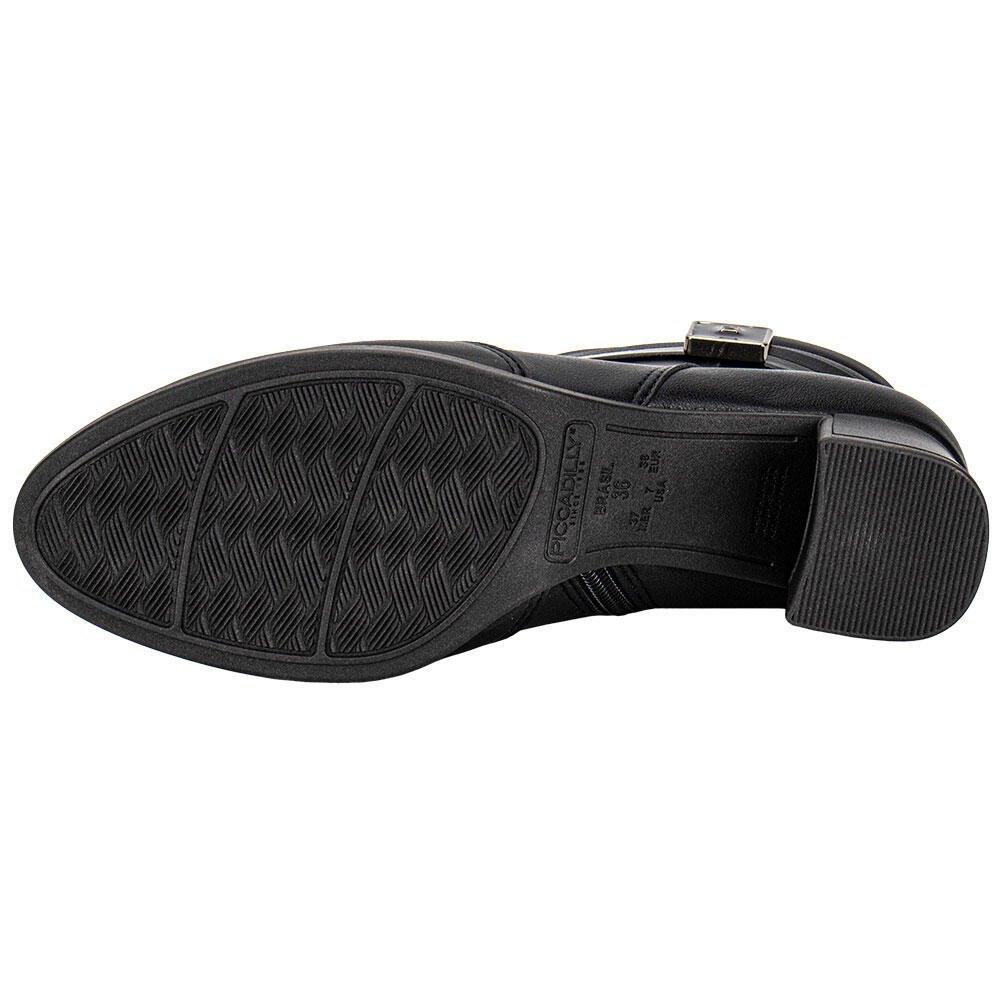 BOTA FEMININA CANO BAIXO DANUBIA PICCADILLY 654061 Preto 4