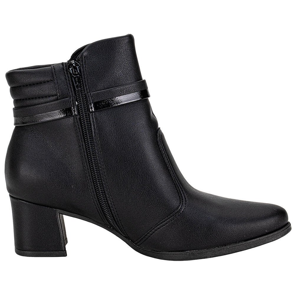 BOTA FEMININA CANO BAIXO DANUBIA PICCADILLY 654061 Preto 5