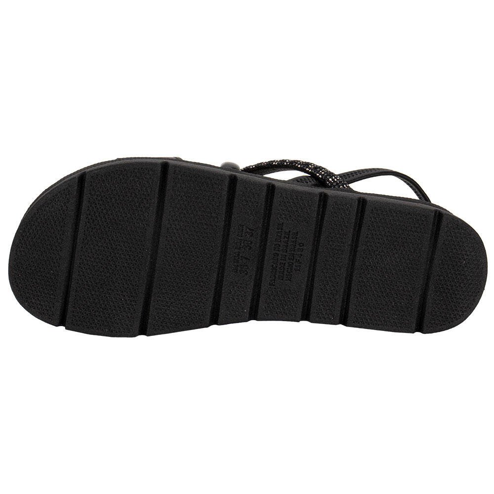 SANDÁLIA FEMININA FLAT MISSISSIPI J0212 Preto 5