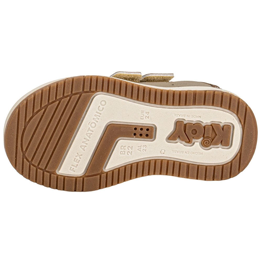 TÊNIS INFANTIL HAPPY KIDY 3131046 Taupe 4