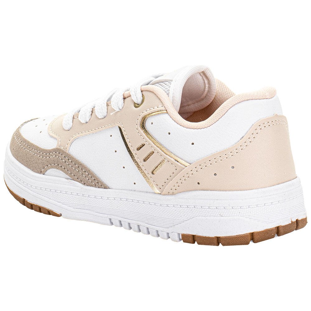TÊNIS INFANTIL K360 KIDY 4481003 Branco/Bege 3