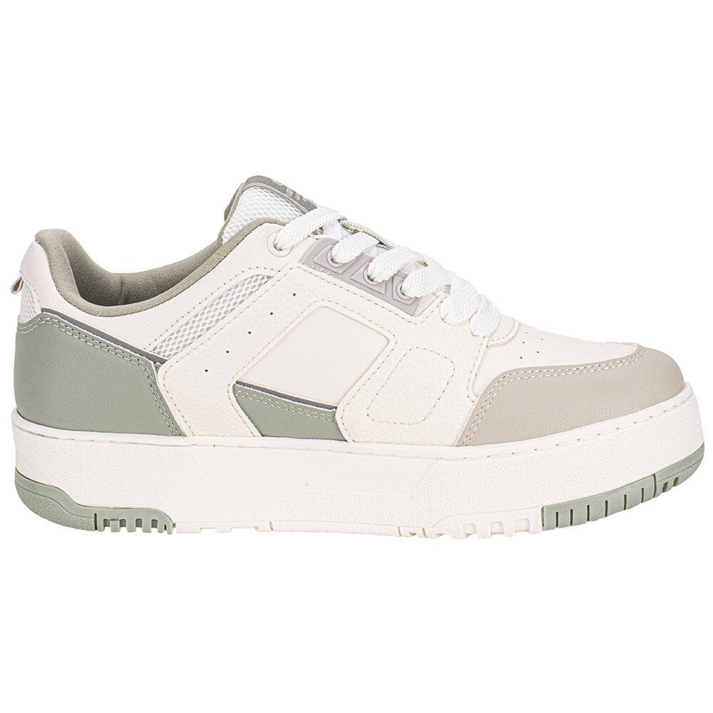 TÊNIS FEMININO CASUAL VIA MARTE 305001 Branco/Verde 5