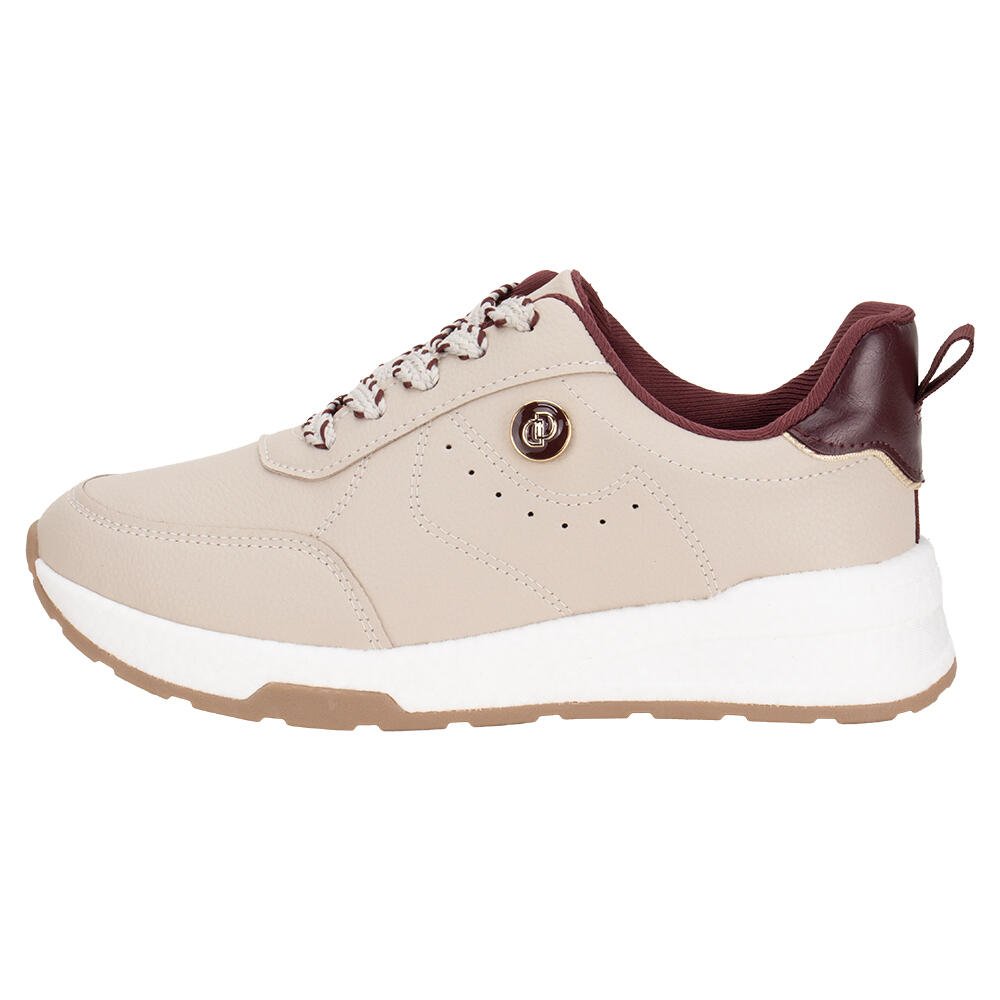 TÊNIS FEMININO CASUAL DAKOTA D0715 Bege 2