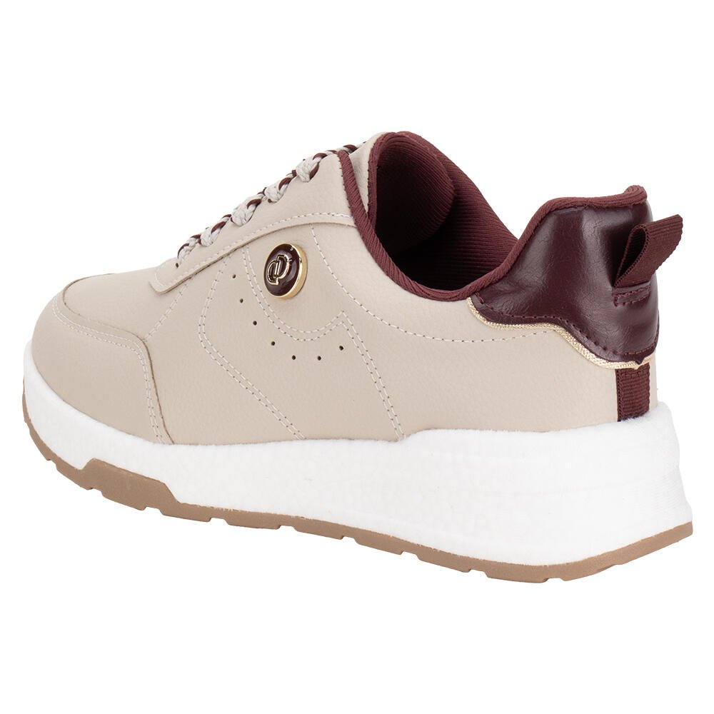 TÊNIS FEMININO CASUAL DAKOTA D0715 Bege 3