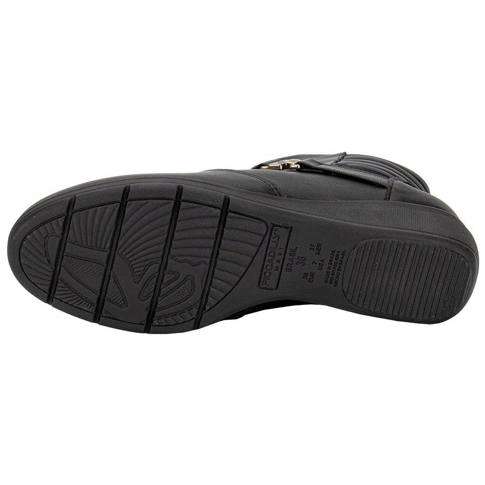 BOTA FEMININA CANO BAIXO PICCADILLY 117106 Preto 4