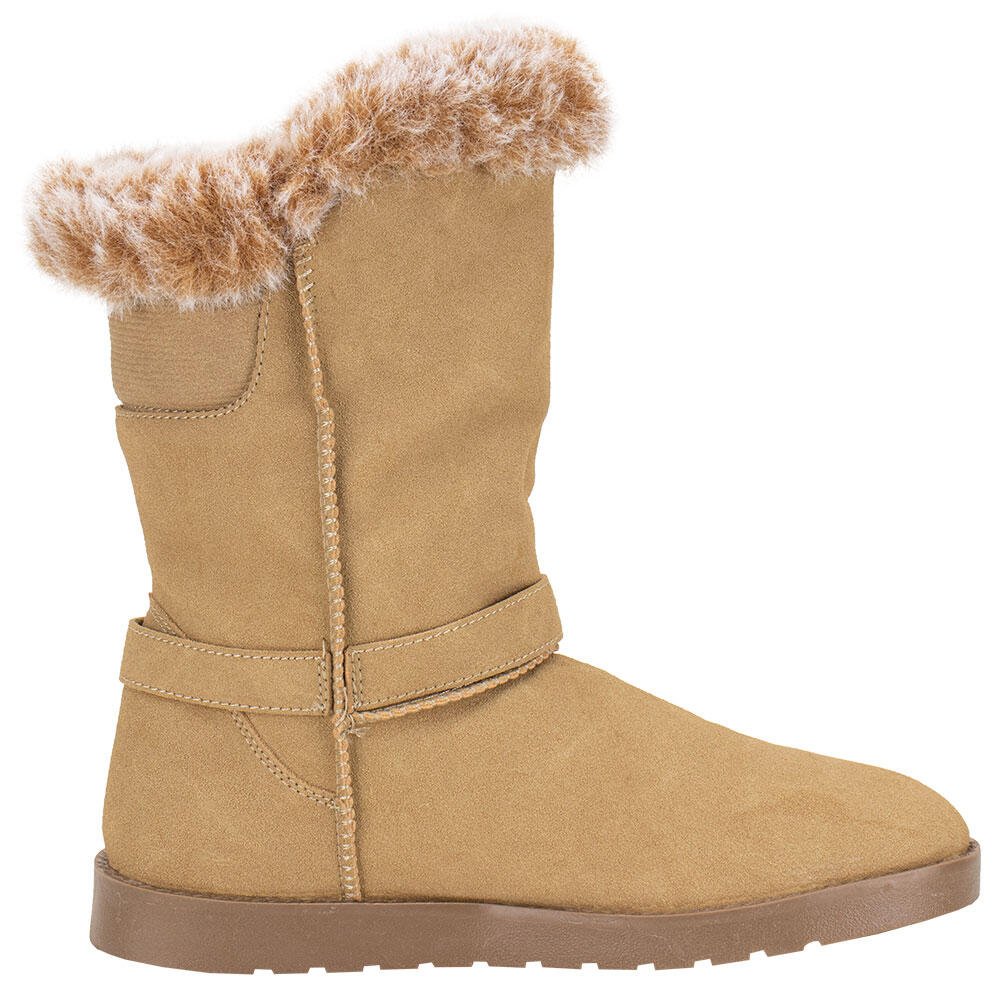 BOTA FEMININA CANO MÉDIO MOONCITY 70808 Bege 5