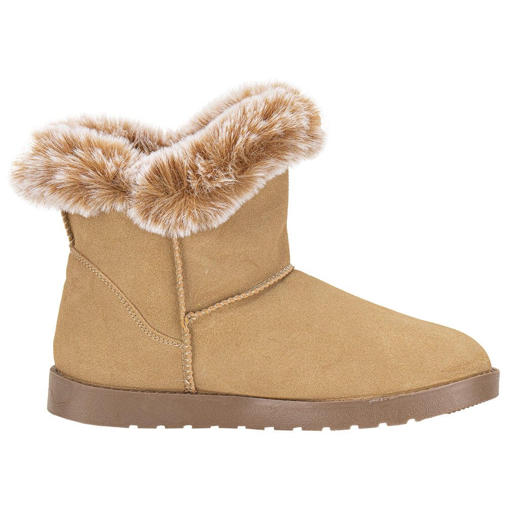 BOTA FEMININA CANO BAIXO MOONCITY 70811 Bege 5