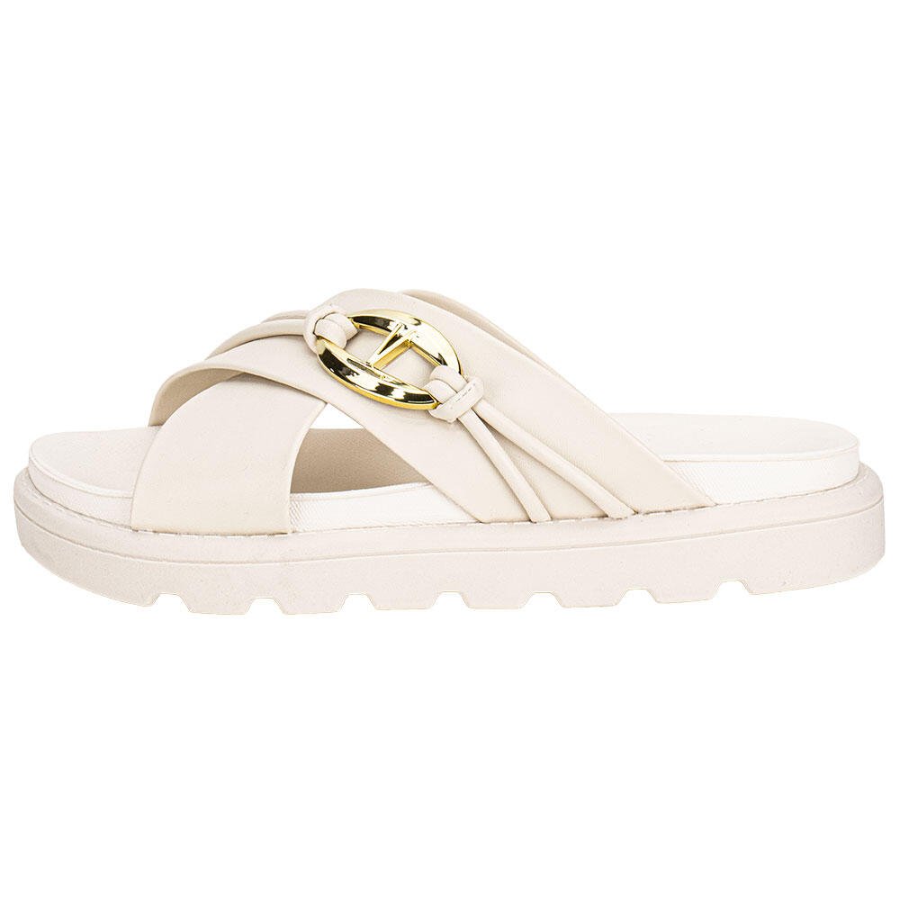 TAMANCO FEMININO FLAT VIZZANO 6510111 Branco/Off 2