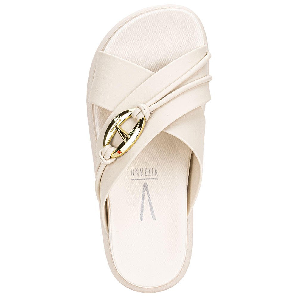 TAMANCO FEMININO FLAT VIZZANO 6510111 Branco/Off 5