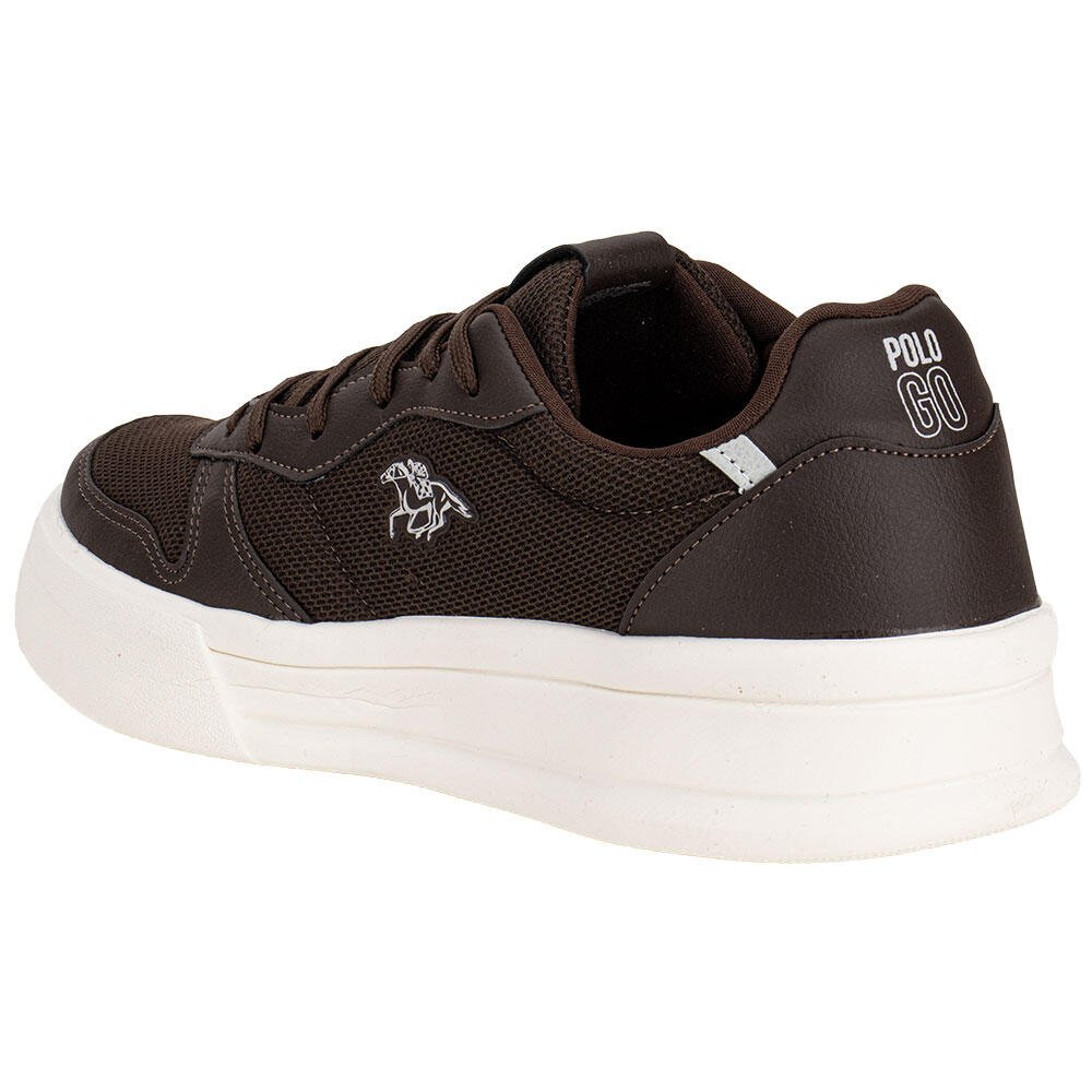 TÊNIS MASCULINO CASUAL POLO GO GO-504 Café 3