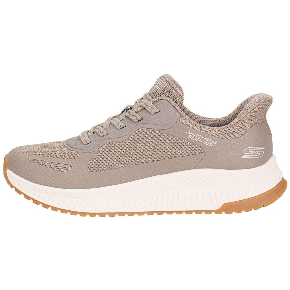 TÊNIS FEMININO BOBS SQUAD 4 - STAPLE LOOK SKECHERS 117624 Caqui 2
