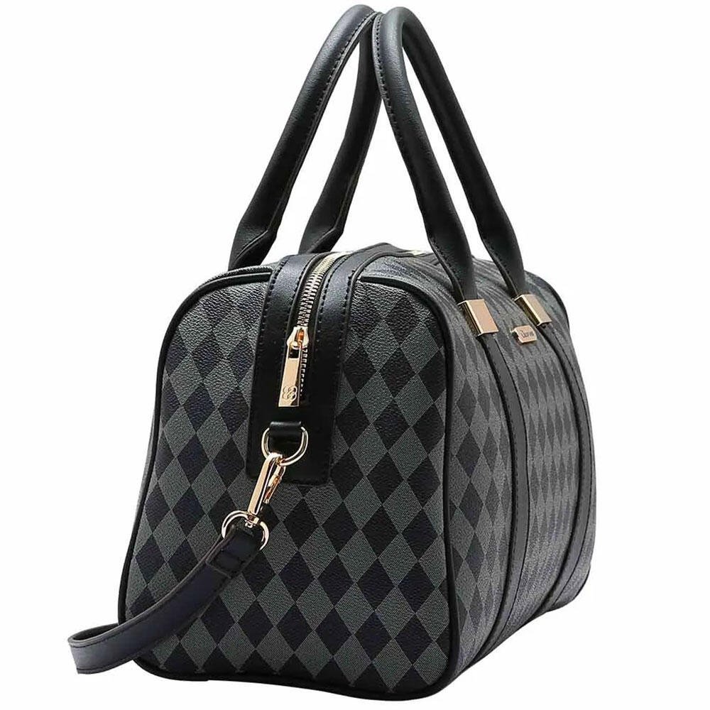 BOLSA FEMININA CHENSON CG84850 Preto/Cinza 3