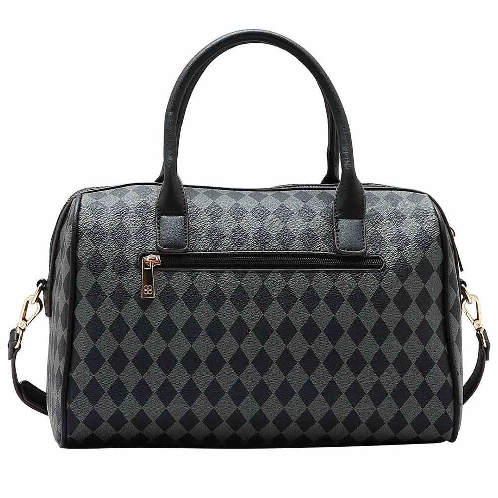 BOLSA FEMININA CHENSON CG84850 Preto/Cinza 4