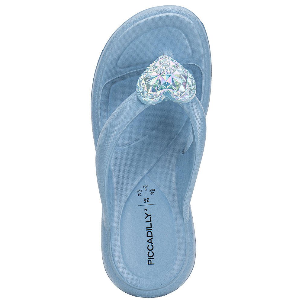 CHINELO FEMININO MARSHMALLOW PICCADILLY 248003 Azul 5
