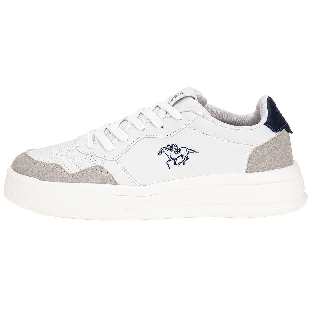 TÊNIS MASCULINO CASUAL POLO GO GO506 Branco/Cinza 2