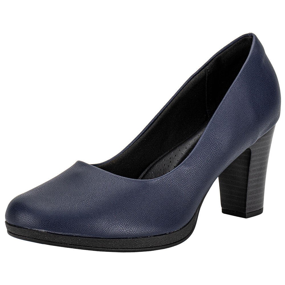 SAPATO FEMININO SALTO GROSSO PICCADILLY 130196