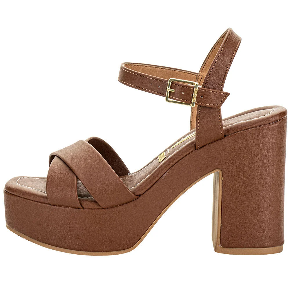 SANDÁLIA FEMININA MEIA PATA VIZZANO 6541102 Chocolate 2