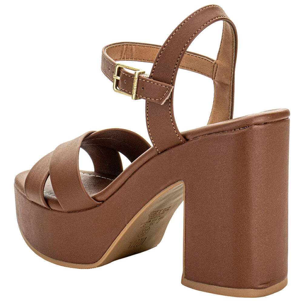 SANDÁLIA FEMININA MEIA PATA VIZZANO 6541102 Chocolate 3
