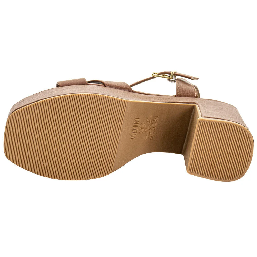 SANDÁLIA FEMININA MEIA PATA VIZZANO 6541102 Chocolate 4