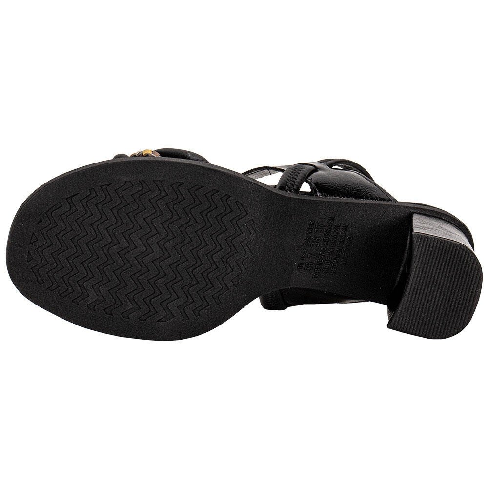 SANDÁLIA FEMININA SALTO GROSSO MISSISSIPI J0592 Preto 4