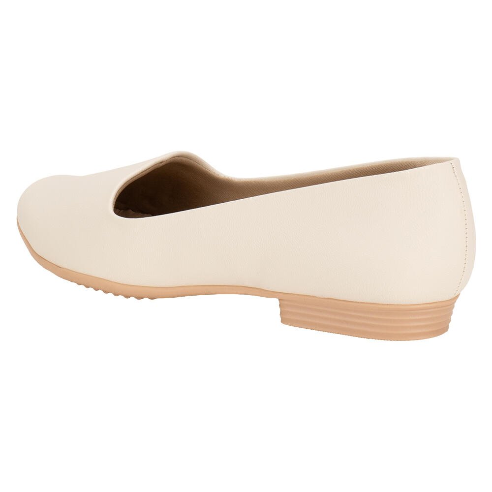 SAPATILHA FEMININA FLAT PICCADILLY 250132 Natural 3