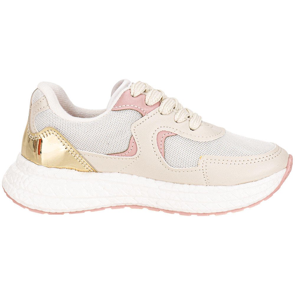 TÊNIS INFANTIL MOLEKINHA 2580110 Bege/Rosa 5