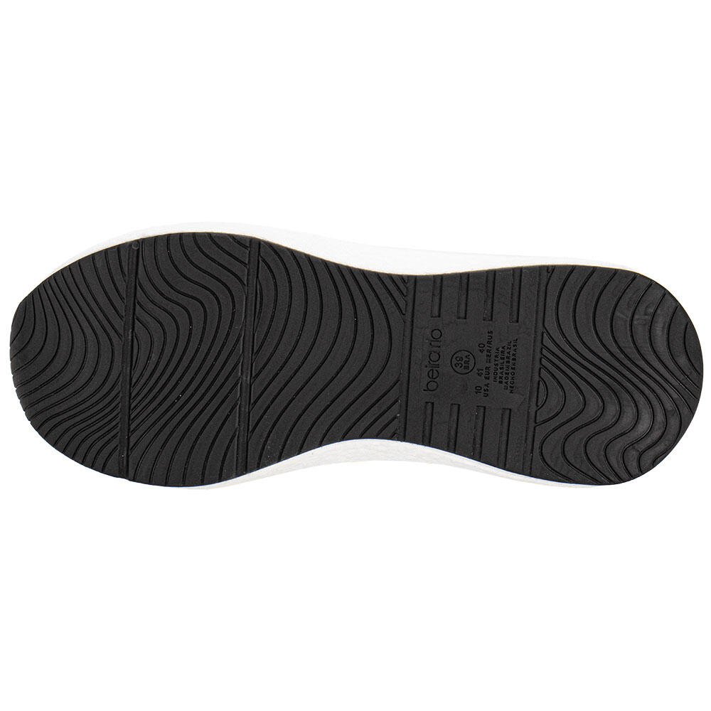 TÊNIS FEMININO CASUAL BEIRA RIO 4327101 Preto 4
