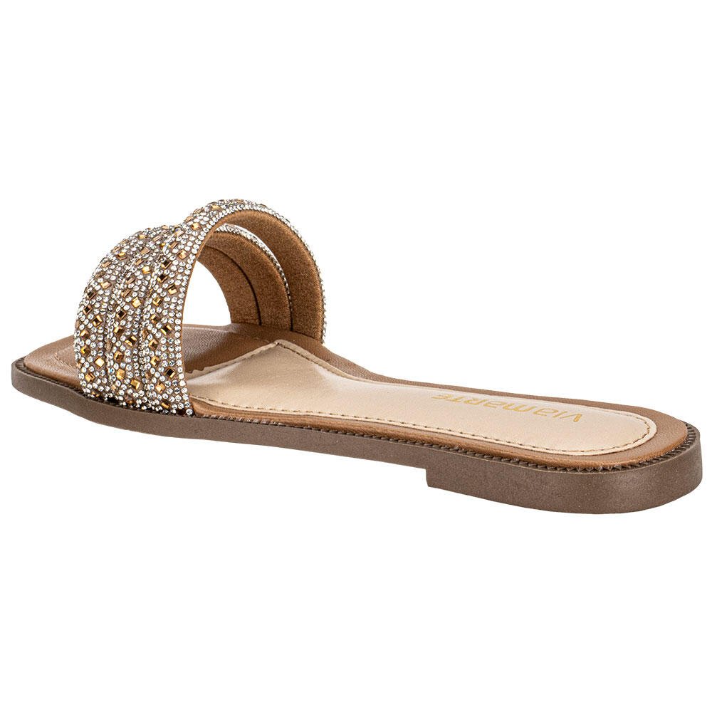 TAMANCO FEMININO FLAT VIA MARTE 291006 Bege 3