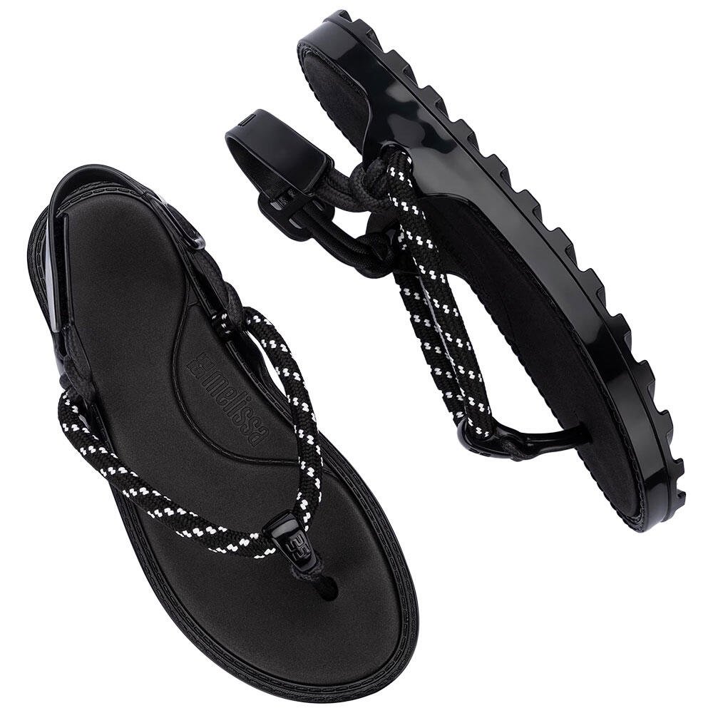MELISSA BOND SANDAL 36733 Preto/Branco 4