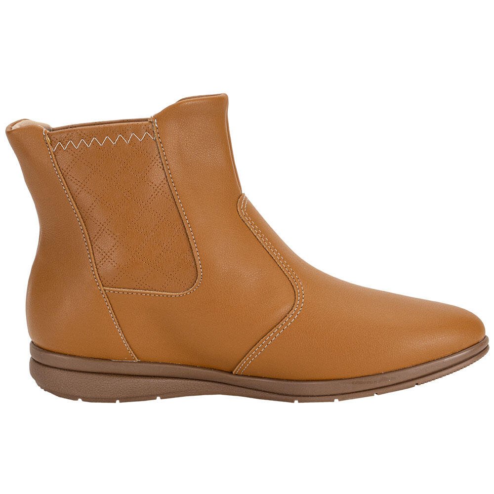 BOTA FEMININA CANO BAIXO PICCADILLY 261036 Caramelo 5