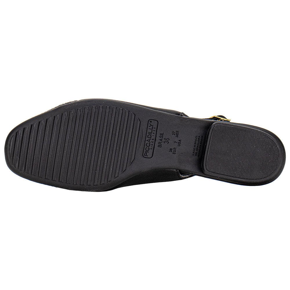 SAPATO FEMININO MULE PICCADILLY 250269 Preto 4