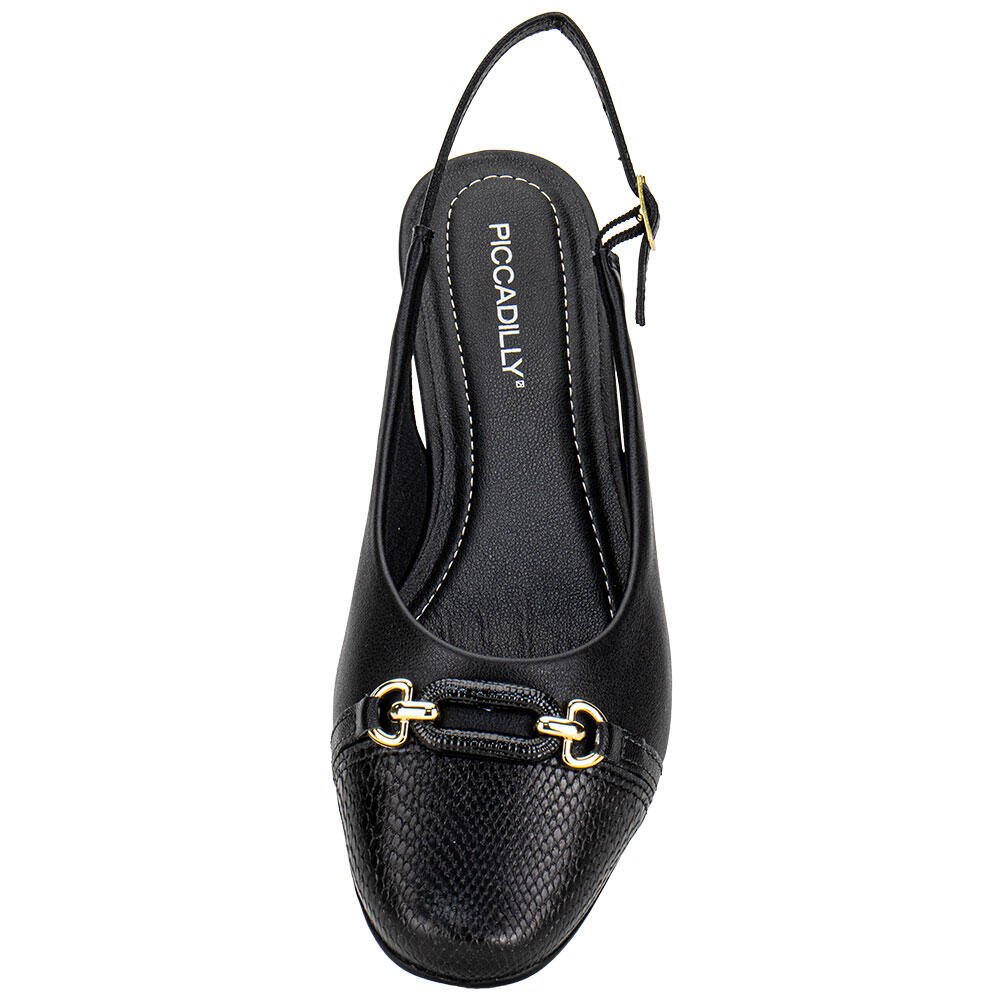 SAPATO FEMININO MULE PICCADILLY 250269 Preto 5