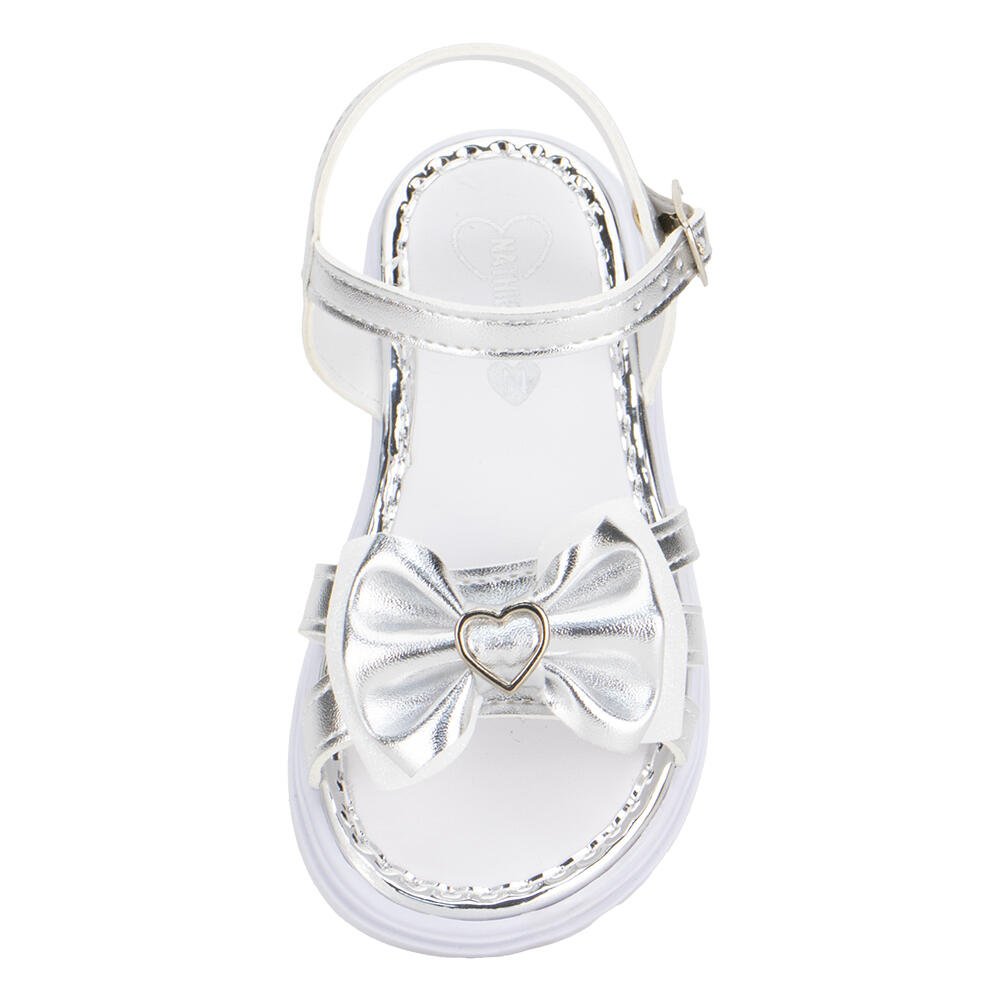 SANDÁLIA INFANTIL BABY NATHIELLY 0040250 Prata 4