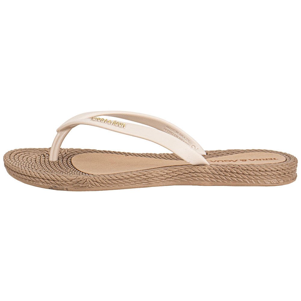 CHINELO FEMININO TERRA & ÁGUA 260902CX Marfim 3