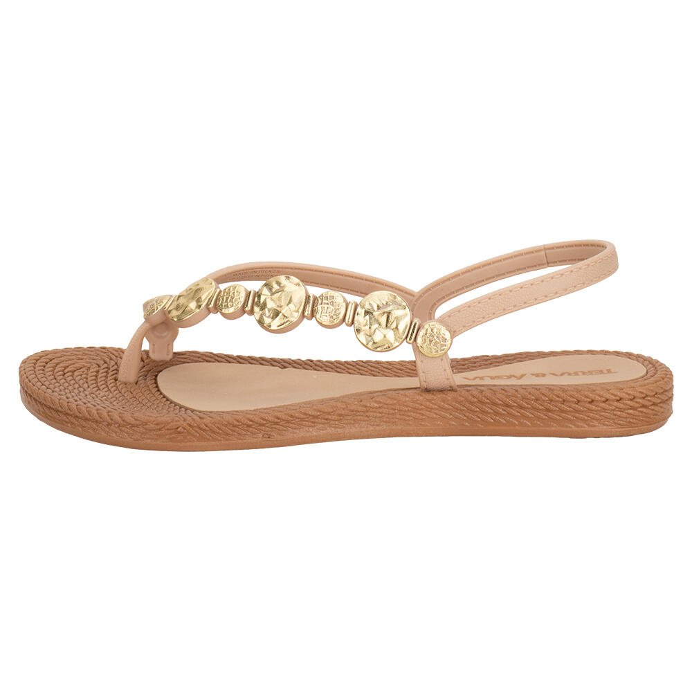 SANDÁLIA FEMININA FLAT TERRA & ÁGUA 260113