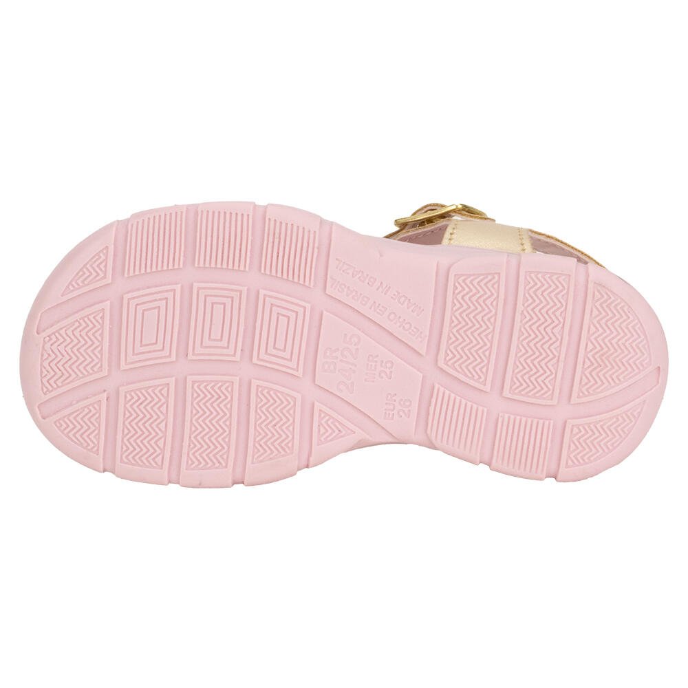 SANDÁLIA INFANTIL BABY NATHIELLY 0040051 Ouro 4