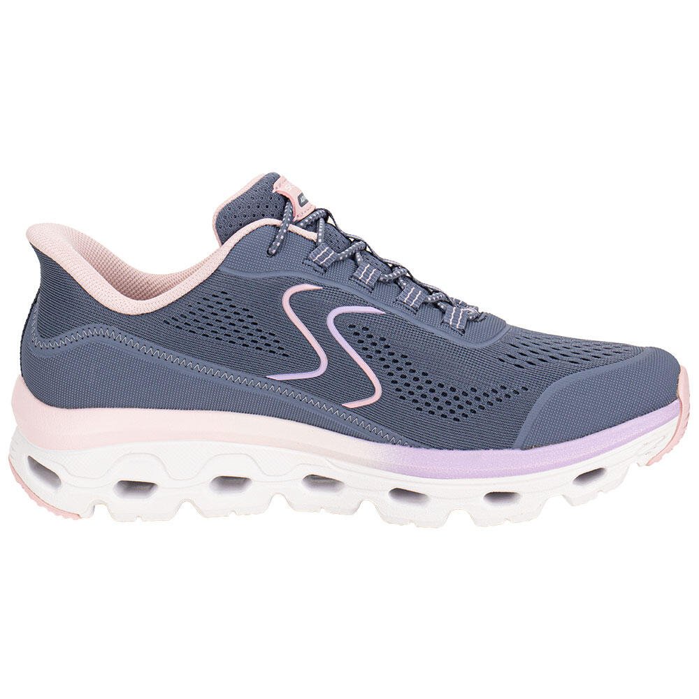 TÊNIS FEMININO GLIDE-STEP SOLE SKECHERS 1820272 Cinza/Rosa 4