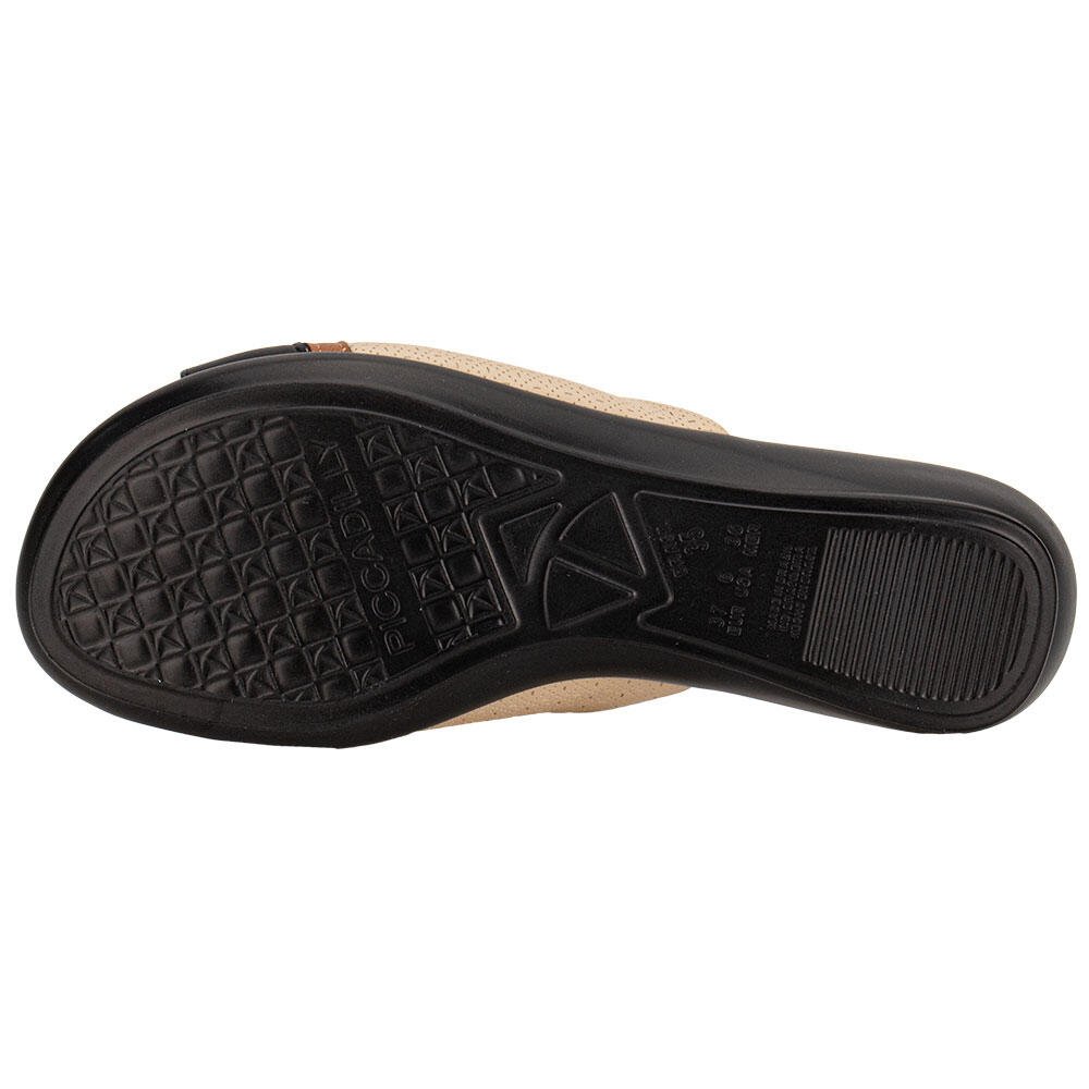 TAMANCO FEMININO ANABELA PICCADILLY 500404 Preto/Bege 4